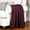 Edge Collections - 108" x 90" - Purple - Cozy Geometric Blanket for Every Season - 1 Piece